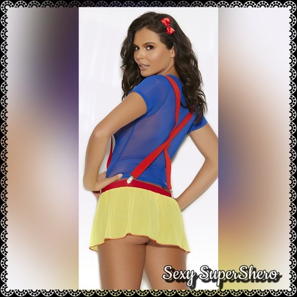 🆕🍎Sexy Snow White Princess Lingerie Costume Set - Picture 2 of 3